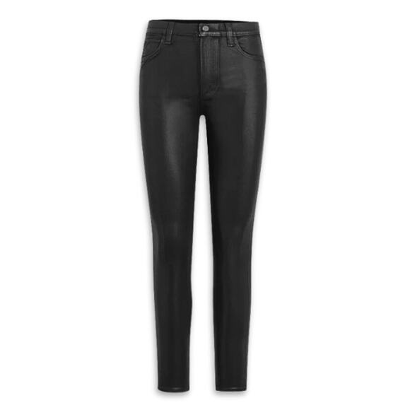 Joe's Jeans High Rise Skinny Stretch Fabric Ankle Length Black Women's 24 NWT - Picture 2 of 11